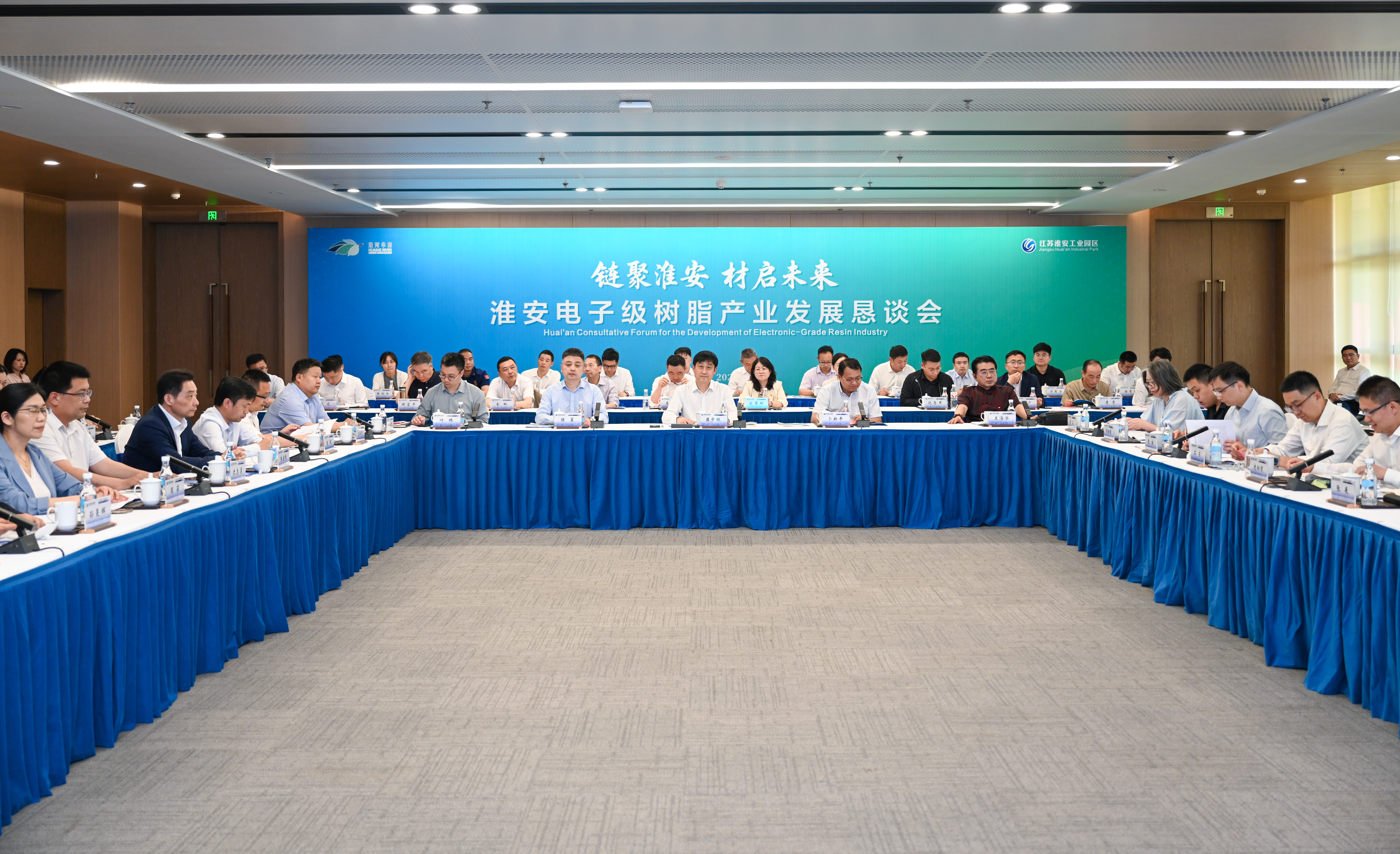 “链聚淮安 材启未来”淮安电子级树脂产业发展恳谈...