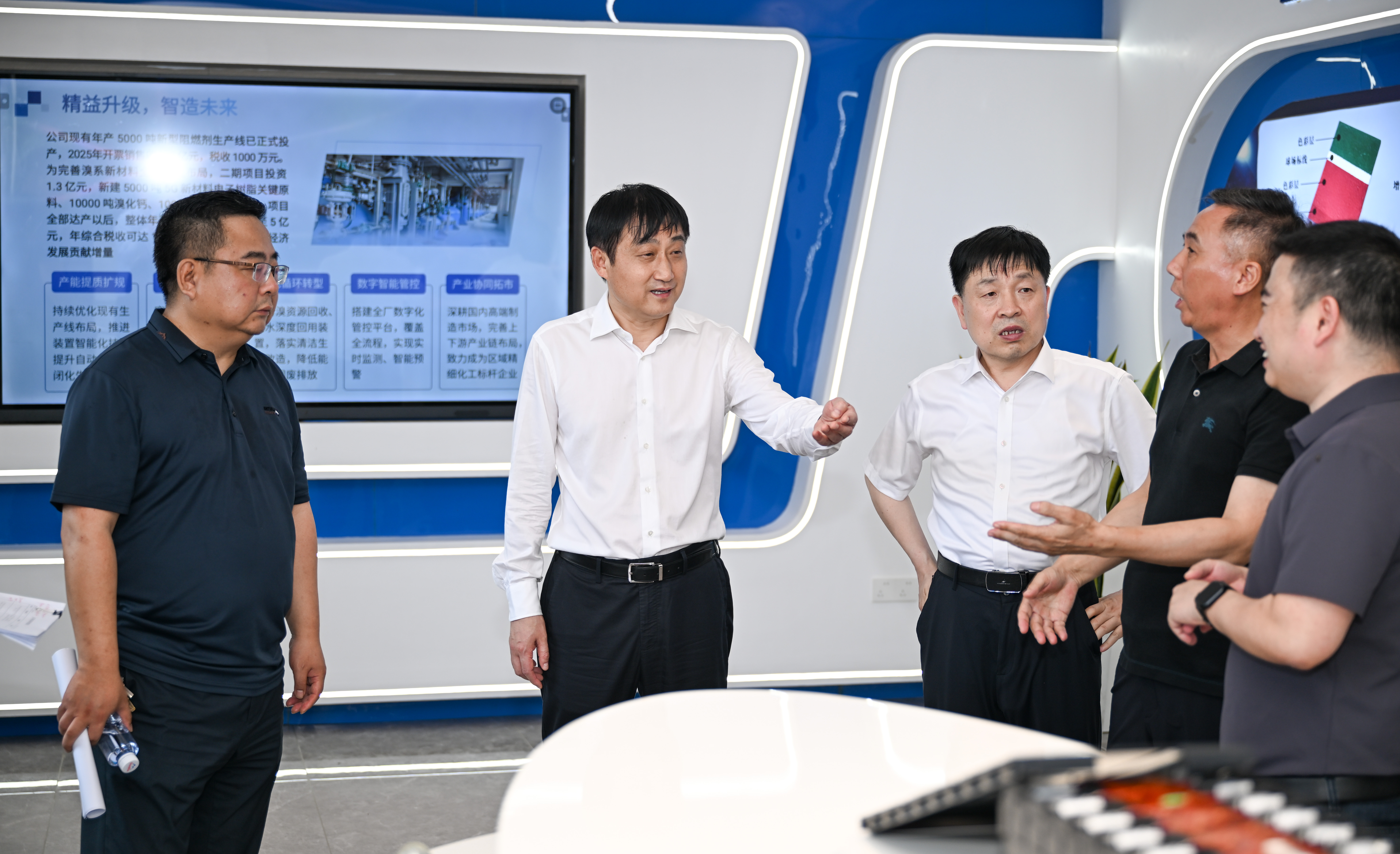 崔步银调研推进重点项目建设