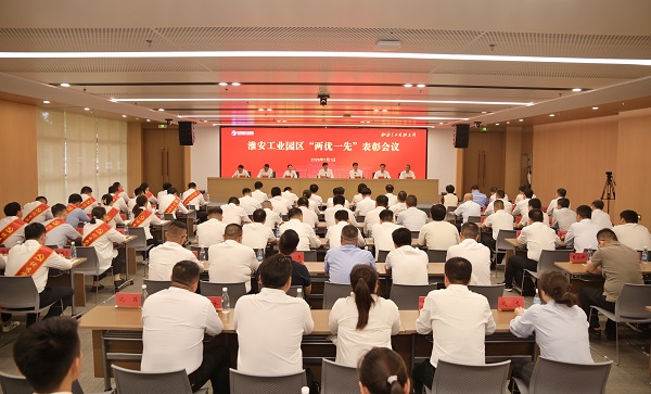 园区召开“两优一先”表彰会议